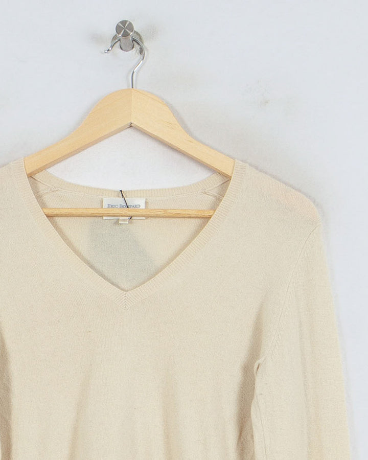 Eric Bompard Col V Beige