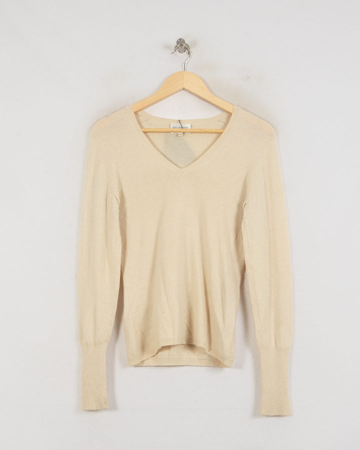 Eric Bompard Col V Beige