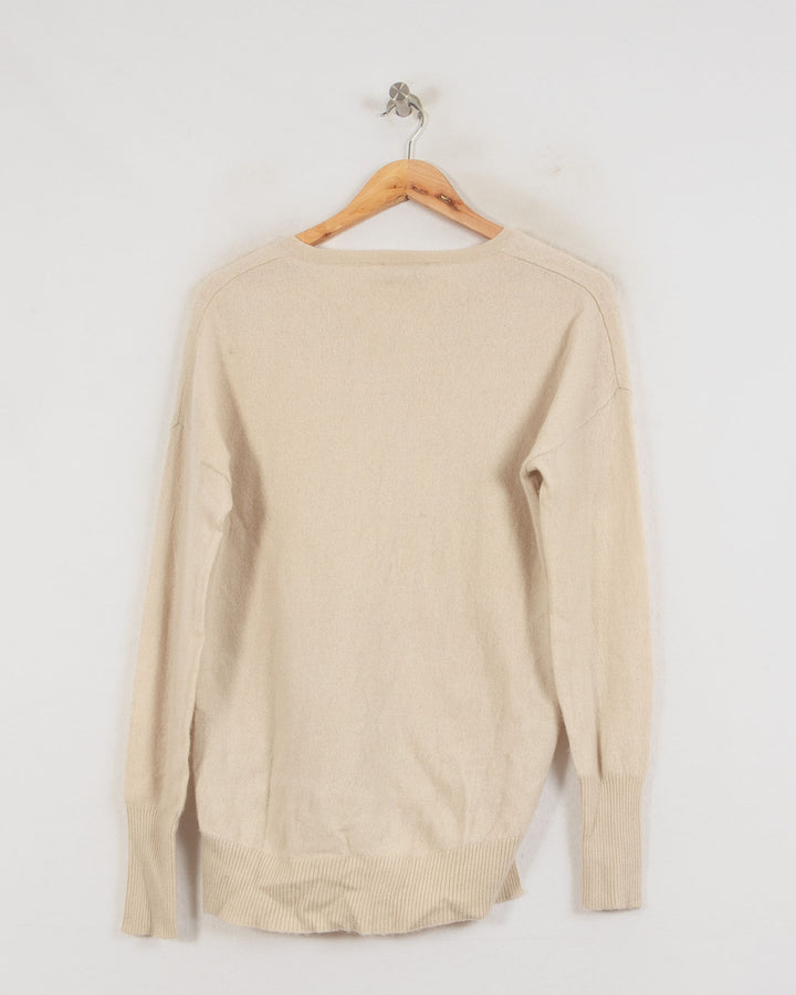 AUTRES COL V BEIGE
