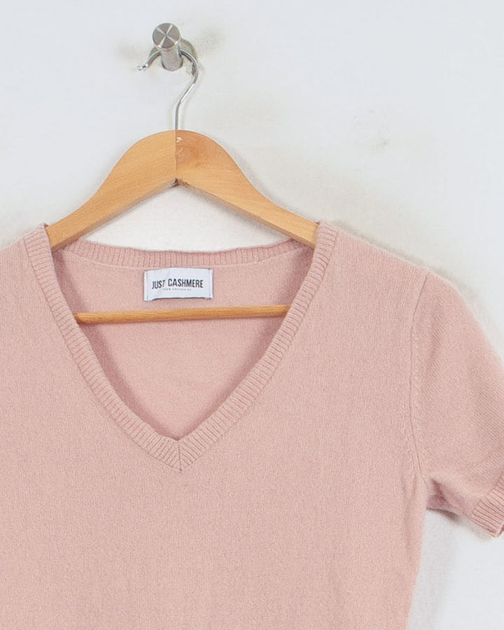 Just Cashmere Col V Rose
