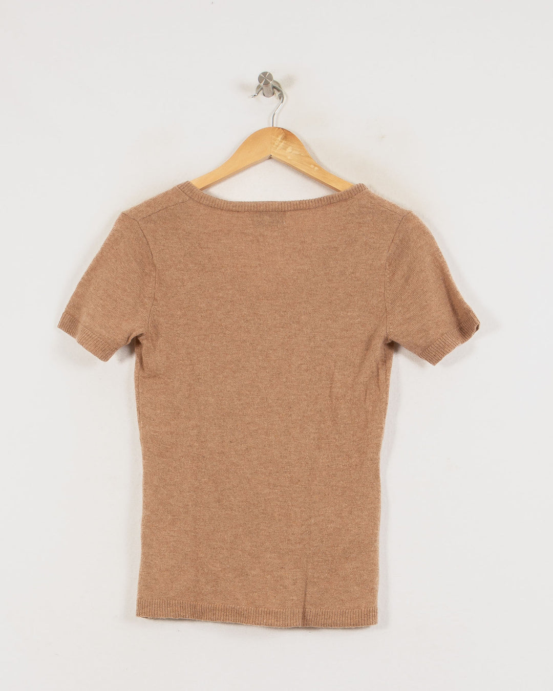Just Cashmere Col V Beige