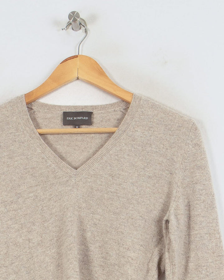 Eric Bompard Col V Beige