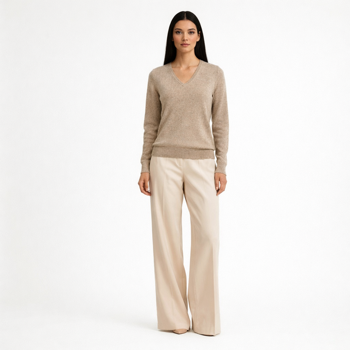 ERIC BOMPARD COL V BEIGE