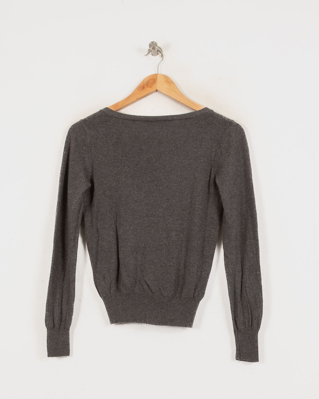 Cardigan cachemire femme gris Agnes B - seconde main Revivr (vue 4)