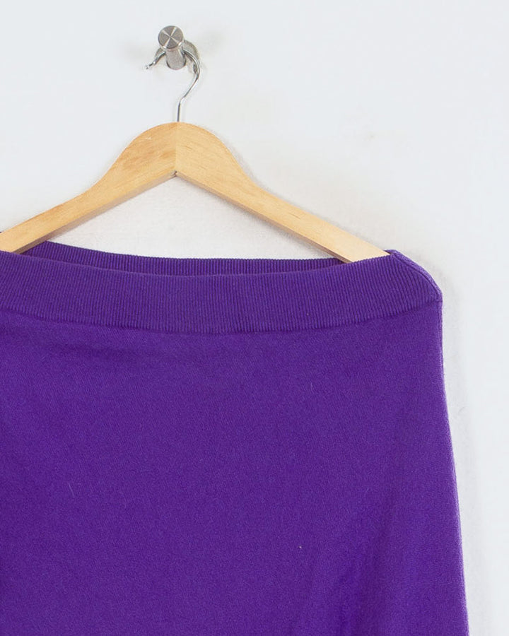 Eric Bompard Col Rond Violet