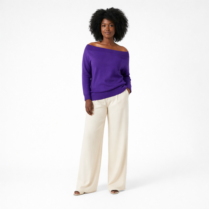 ERIC BOMPARD COL ROND VIOLET