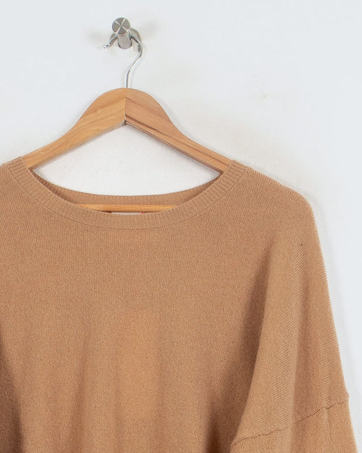Absolut Cashmere Col Rond Maron