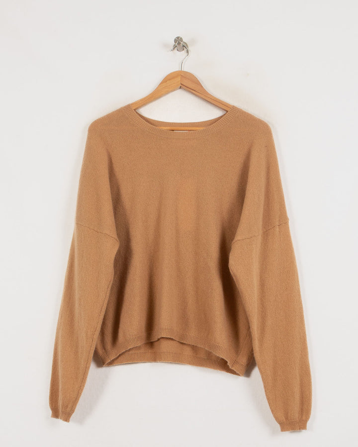 ABSOLUT CASHMERE COL ROND MARON