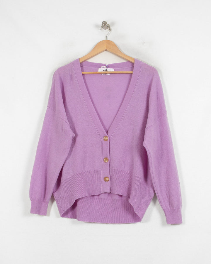 Not Shy Cardigan Violet