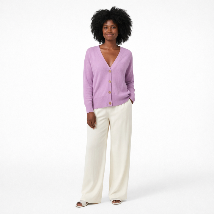 NOT SHY CARDIGAN VIOLET