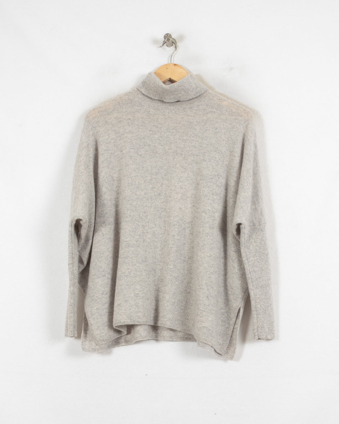 ABSOLUT CASHMERE COL ROULÉ GRIS