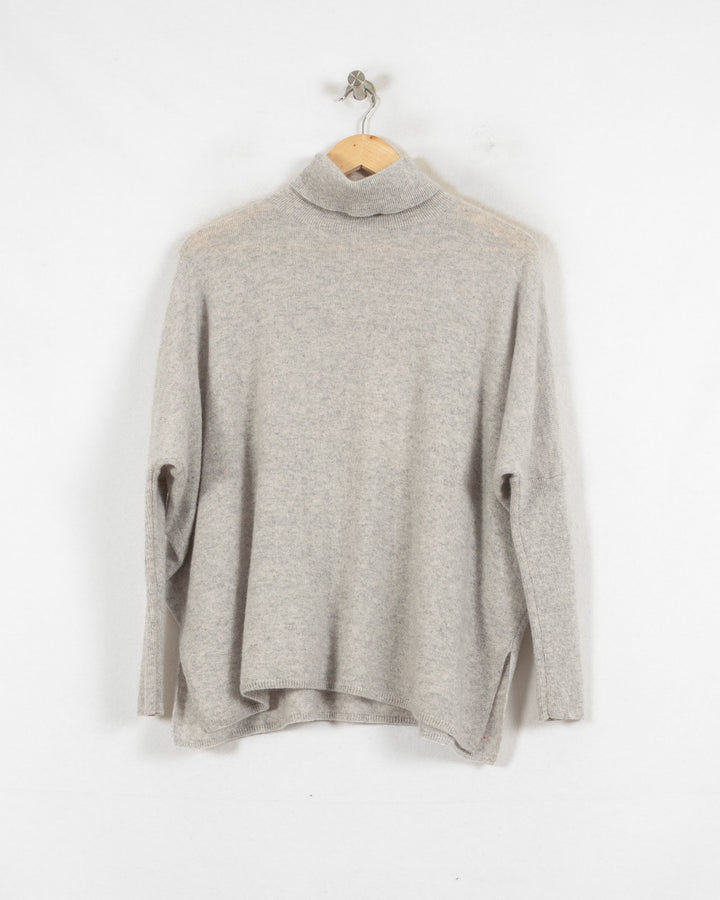 ABSOLUT CASHMERE COL ROULÉ GRIS