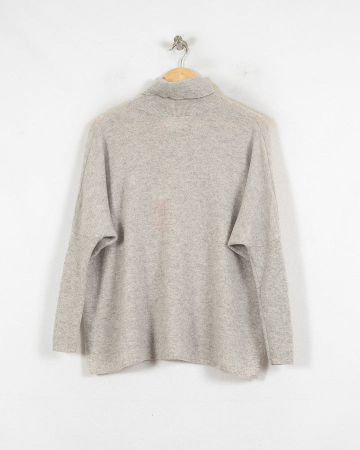 ABSOLUT CASHMERE COL ROULÉ GRIS