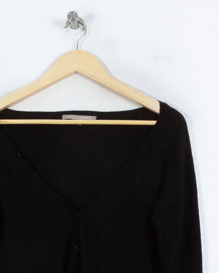 ABSOLUT CASHMERE CARDIGAN NOIR