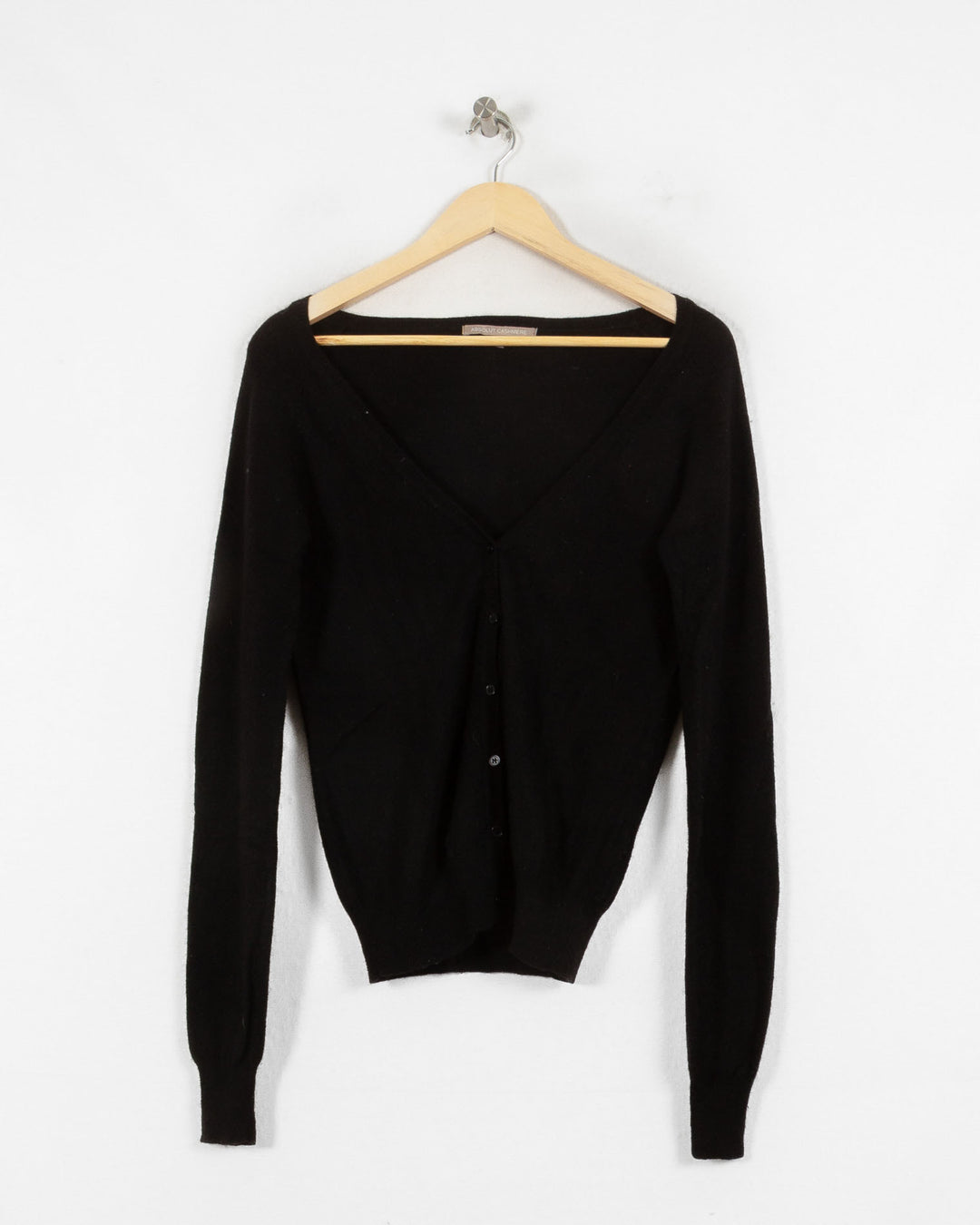 ABSOLUT CASHMERE CARDIGAN NOIR