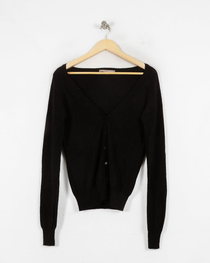 ABSOLUT CASHMERE CARDIGAN NOIR
