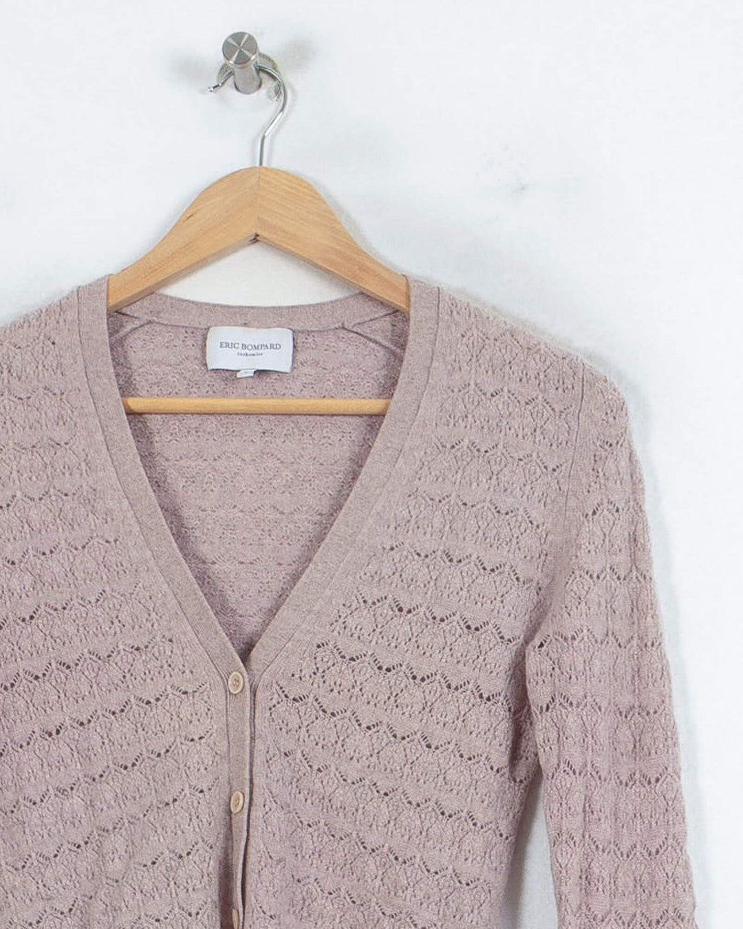Cardigan cachemire femme beige Eric Bompard - seconde main Revivr (vue 2)