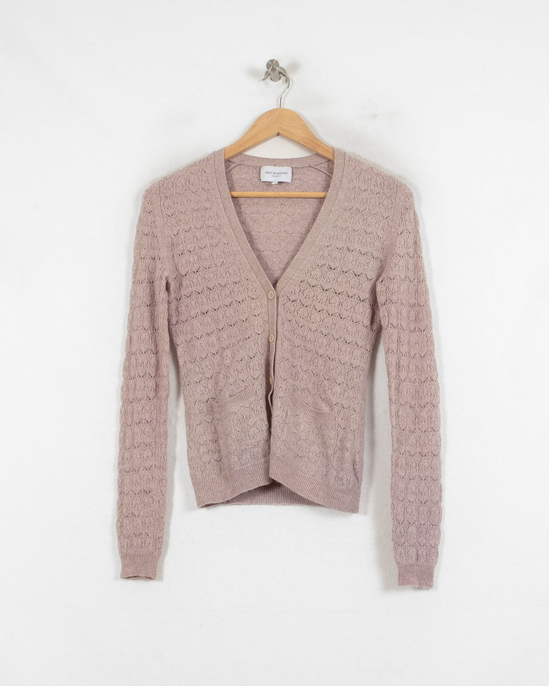 Cardigan cachemire femme beige Eric Bompard - seconde main Revivr (vue 3)