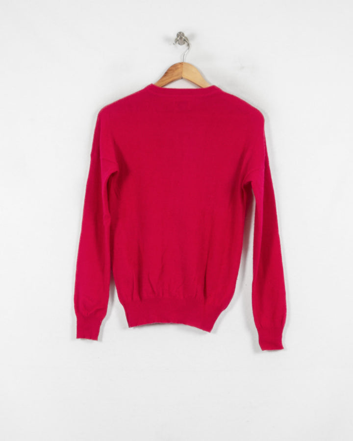 Pull Col Rond cachemire femme rose - seconde main Revivr (vue 4)