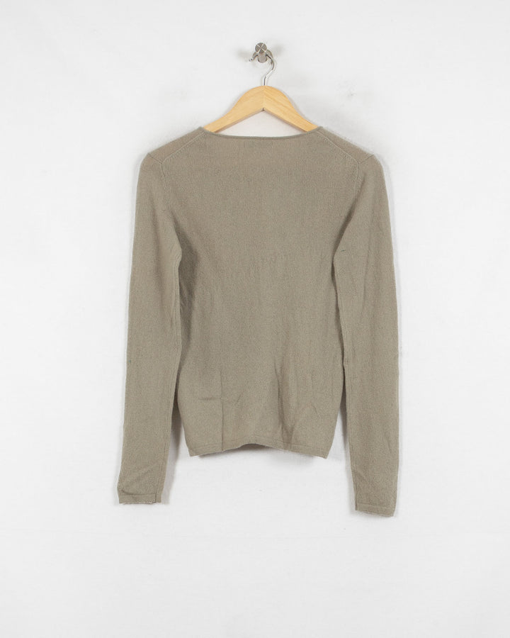 Perfect Cashmere Col Rond Gris