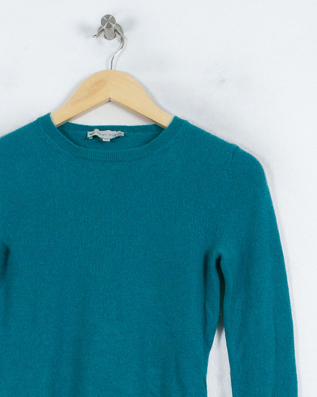 Pull Col Rond cachemire femme vert - seconde main Revivr (vue 2)