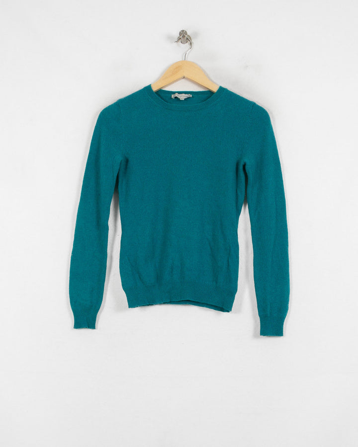 Pull Col Rond cachemire femme vert - seconde main Revivr (vue 3)