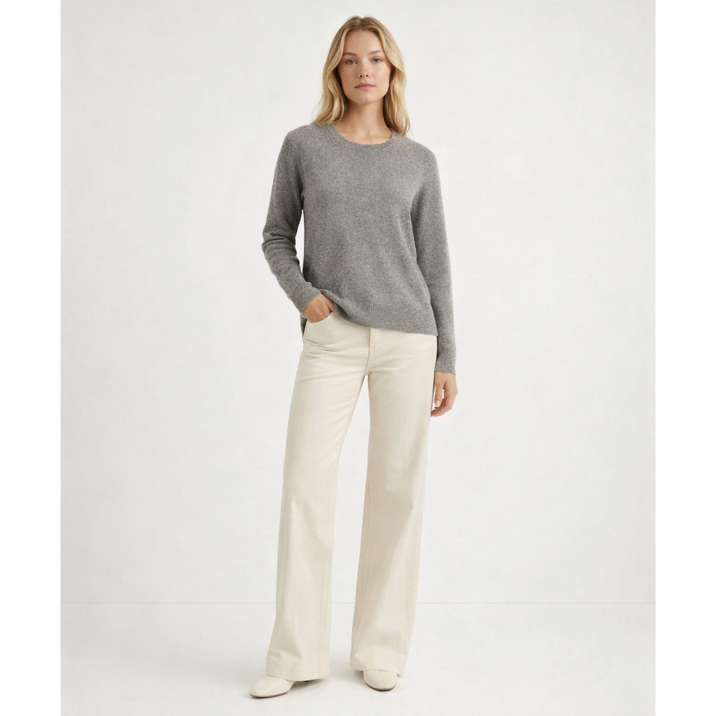 ERIC BOMPARD COL ROND GRIS