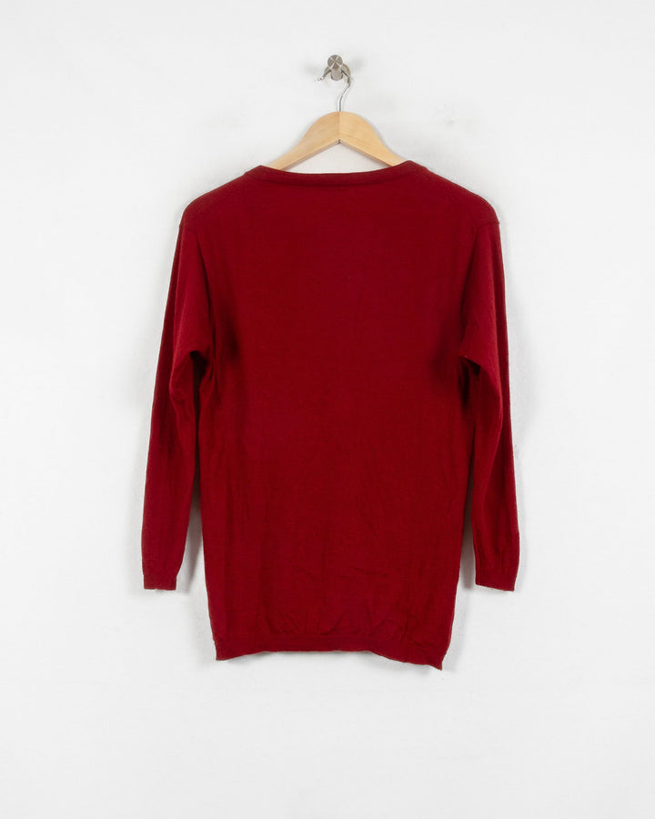 ERIC BOMPARD COL ROND BORDEAUX