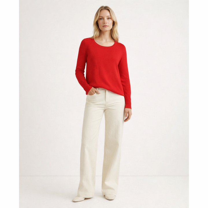 ERIC BOMPARD COL ROND ROUGE
