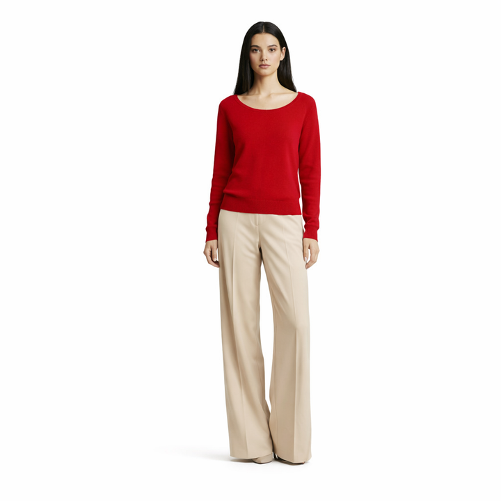 ERIC BOMPARD COL ROND ROUGE