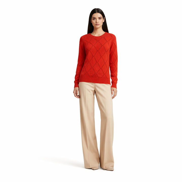 ERIC BOMPARD COL ROND ORANGE