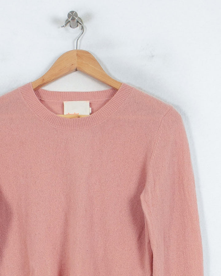 Absolut Cashmere Col Rond Rose