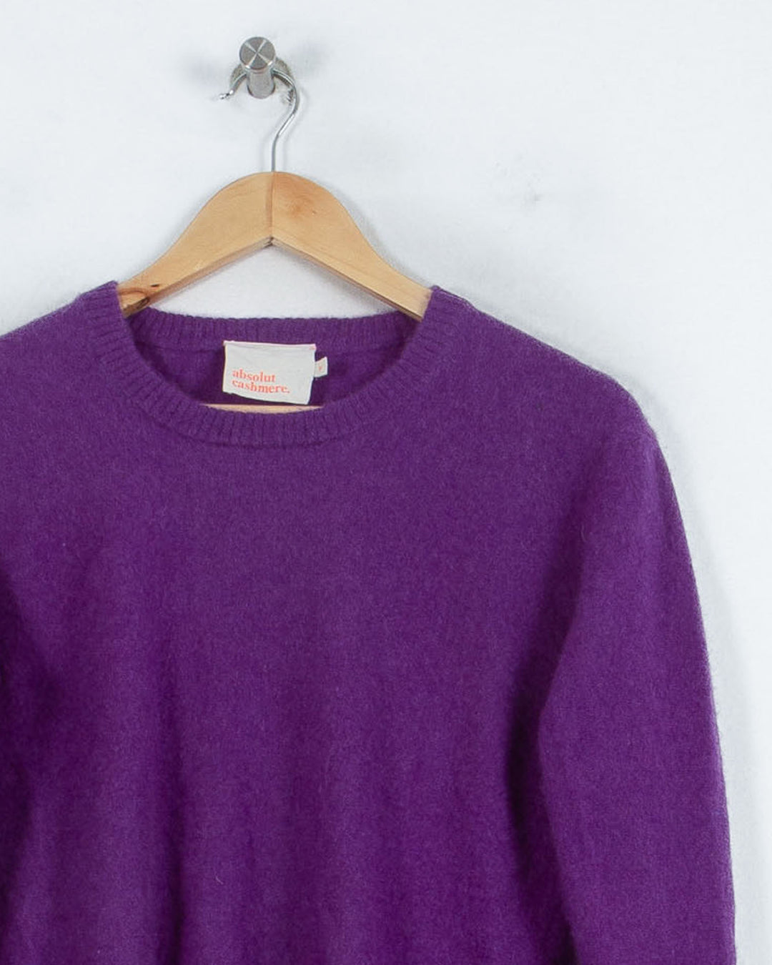 Pull Col Rond cachemire femme violet Absolut Cashmere - seconde main Revivr (vue 2)
