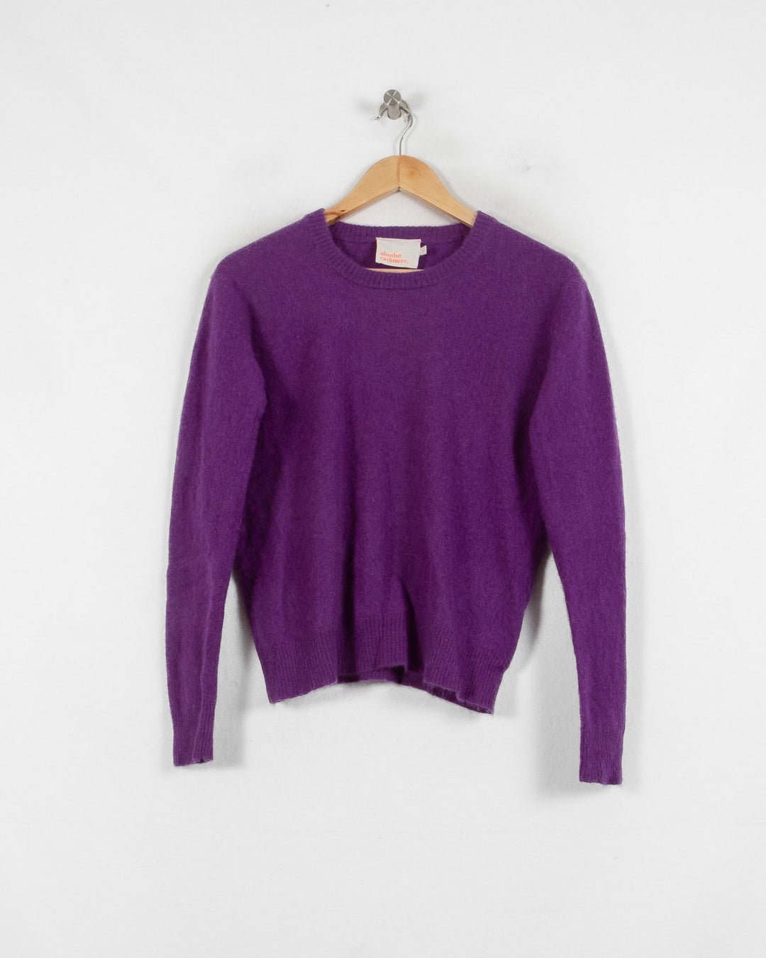 Pull Col Rond cachemire femme violet Absolut Cashmere - seconde main Revivr (vue 3)