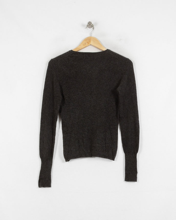 Eric Bompard Col Rond Gris