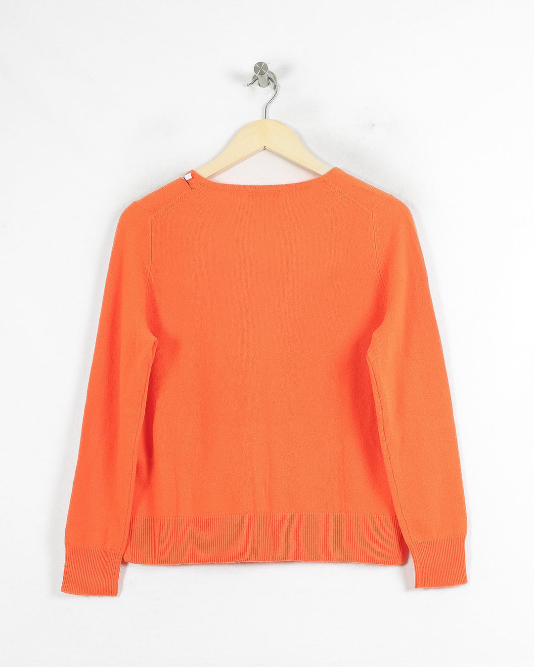 Pull Col V cachemire femme orange - seconde main Revivr (vue 4)