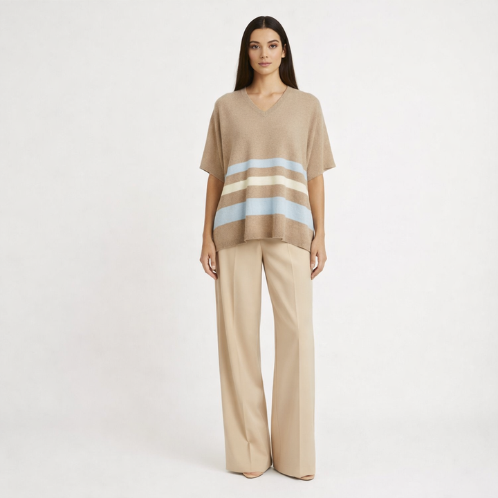 AUTRES COL V BEIGE