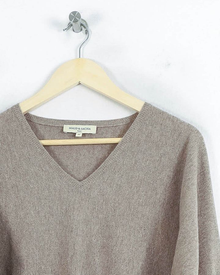 AUTRES COL V BEIGE
