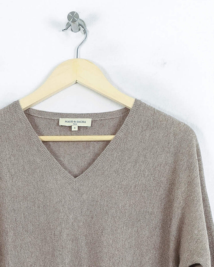 AUTRES COL V BEIGE