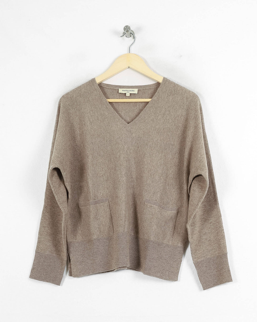 AUTRES COL V BEIGE