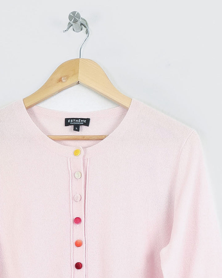 Estheme Col Rond Rose