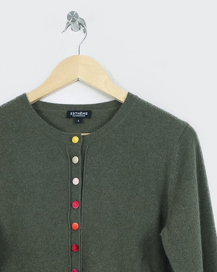 Estheme Col Rond Vert