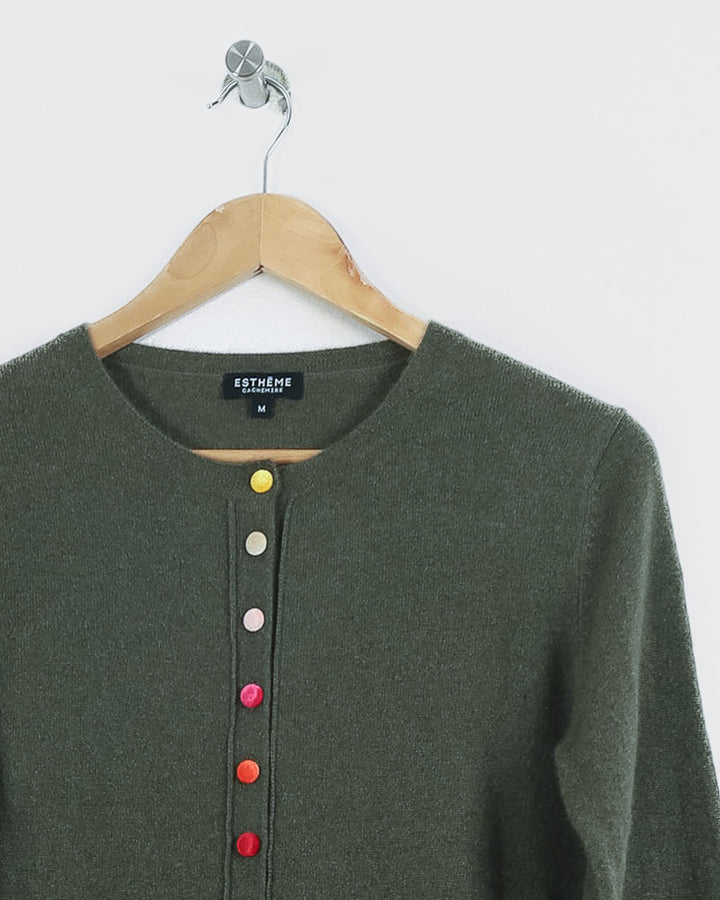 Estheme Col Rond Vert