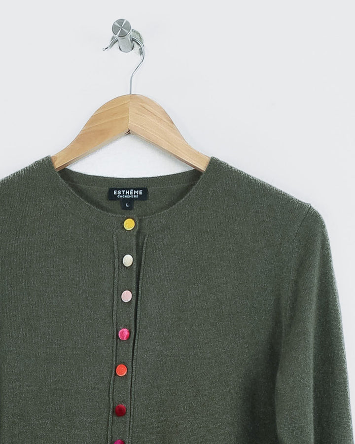 Estheme Col Rond Vert