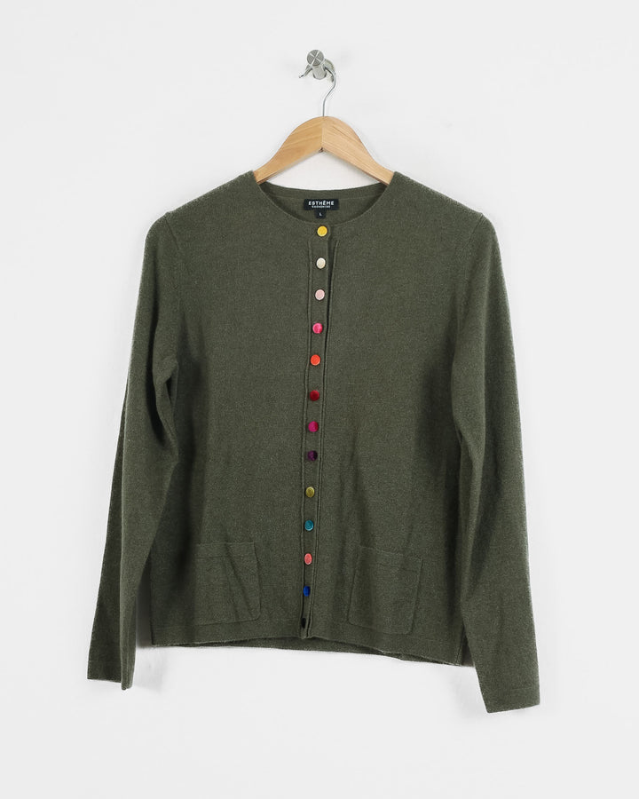 Estheme Col Rond Vert