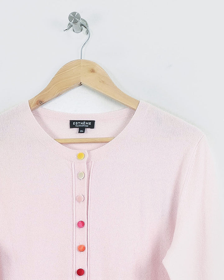 Estheme Col Rond Rose
