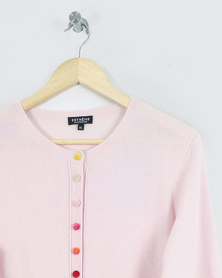 Estheme Col Rond Rose