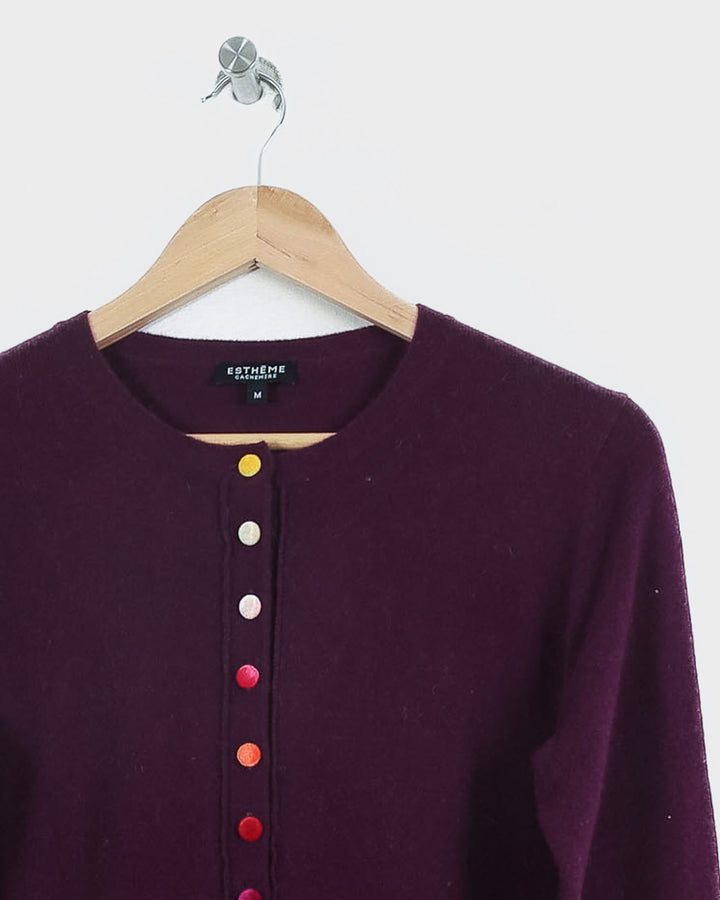 Estheme Col Rond Violet