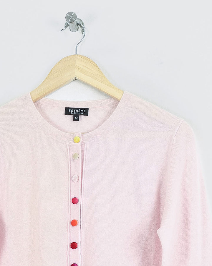 Estheme Col Rond Rose