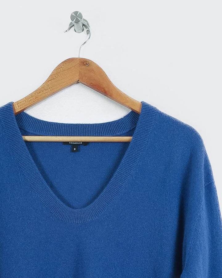 Estheme Col V Bleu